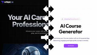 Hawk AI – AI Powered Career Guidance & Course Builder Platform | Project Demo