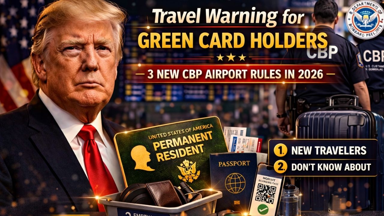 Travel Warning for Green Card Holders — 3 New CBP Airport Rules in 2026