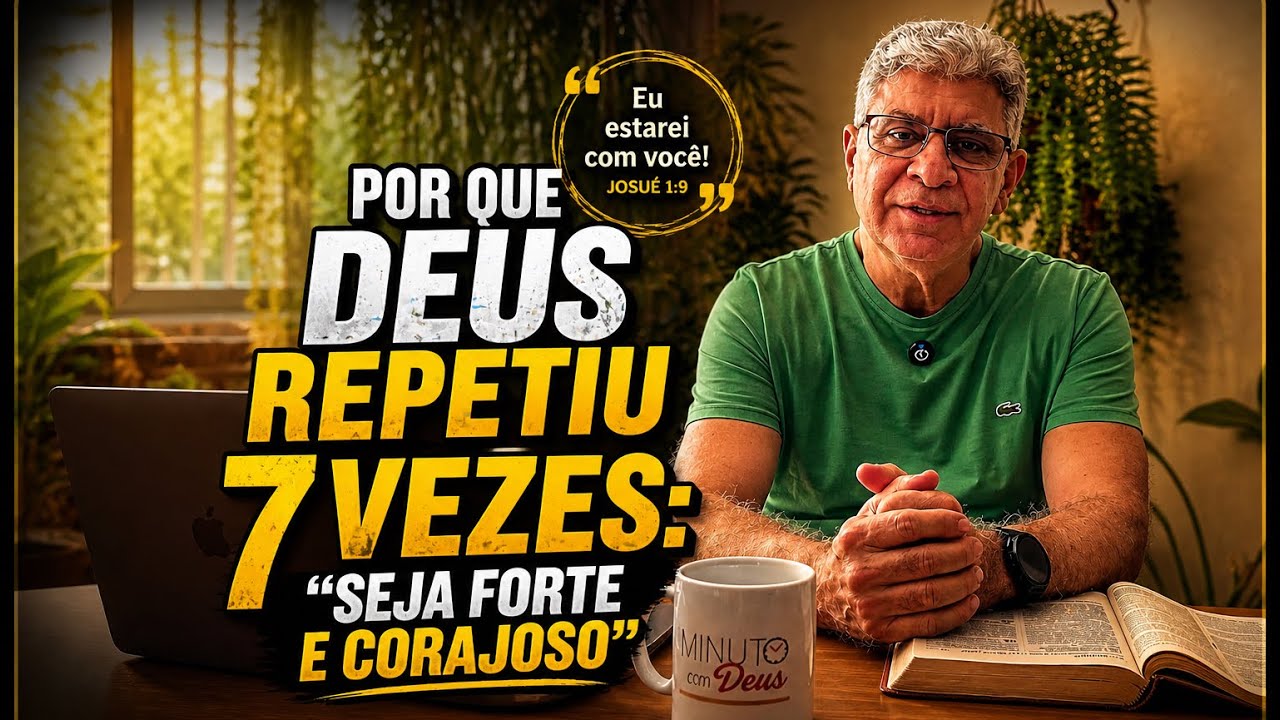 FORÇA, CORAGEM E OBEDIÊNCIA - Minuto com Deus