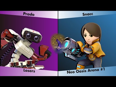 Neo Oasis Arena #1 – Prado (R.O.B) Vs Snacc (Mii Gunner, Ryu) SSBU Tournament