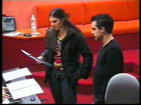 OT 1 Nuria Fergó y Naim ensayo (NADIE COMO TU)