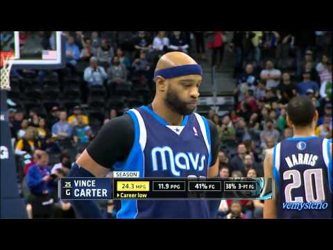 Vince Carter highlights vs Nuggets (2014.03.05)