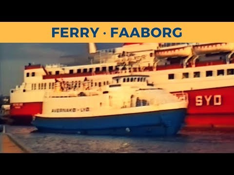 Classic Ferry Video 1996 - Arrival of ferry FAABORG in Faaborg (Ø-Færgen)