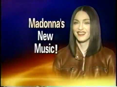1999 Madonna 'Nothing Really Matters' Making of video ET