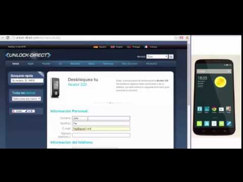 How to unlock an ALCATEL One Touch & OTseries  -works for all Alcatel models