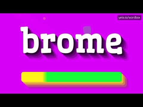 HOW PRONOUNCE BROME! (BEST QUALITY VOICES)