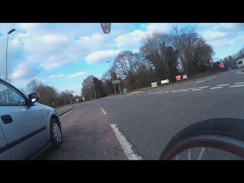 Impatient Driver Undertakes Closely