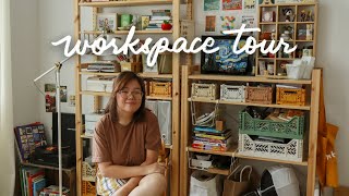 My Creative Workspace and Desk Tour 👩🏻‍🎨 | Abbey Sy