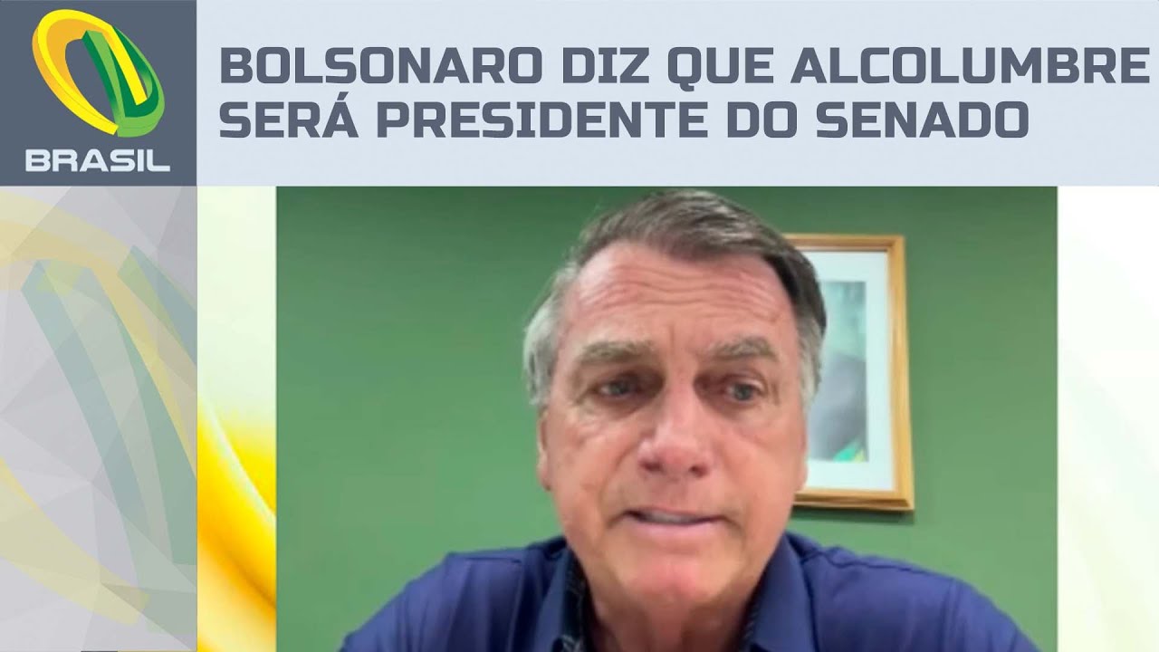Davi Alcolumbre será próximo presidente do Senado, diz Bolsonaro