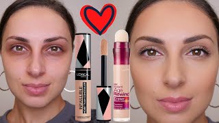 Best Concealer for DARK CIRCLES 🐼 (Affordable)!! 6 Best Drugstore Concealers