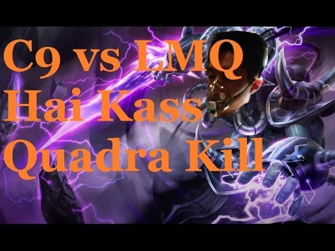 C9 vs LMQ - Hai Quadrakill