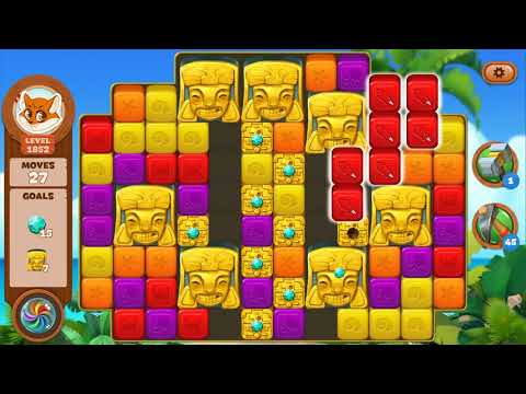 Lost Island Blast Adventure Level 1852 NO BOOSTERS - A S GAMING ✔️