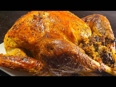 How to Make the Best Oven Roasted Turkey and Stuffing! | Super Easy Recipe for Thanksgiving!