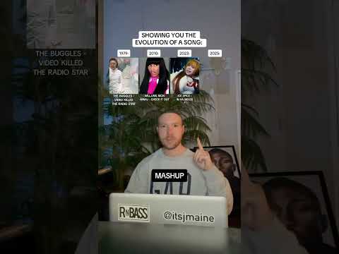 Showing You The Evolution Of A Song: Ice Spice, Nicki Minaj & Will.i.am, The Buggles #shorts