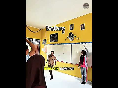 Ketika siswa cowok ikut main lompat tali