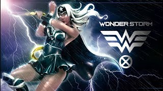 WONDER STORM Resin kit Figurine | Wonder Woman & Storm | Mix-Multiverse | Marvel & DC