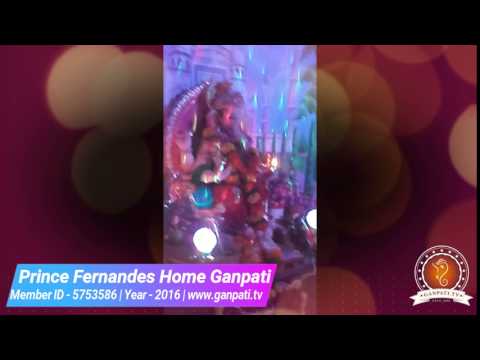 Prince Fernandes Home Ganpati Decoration Video