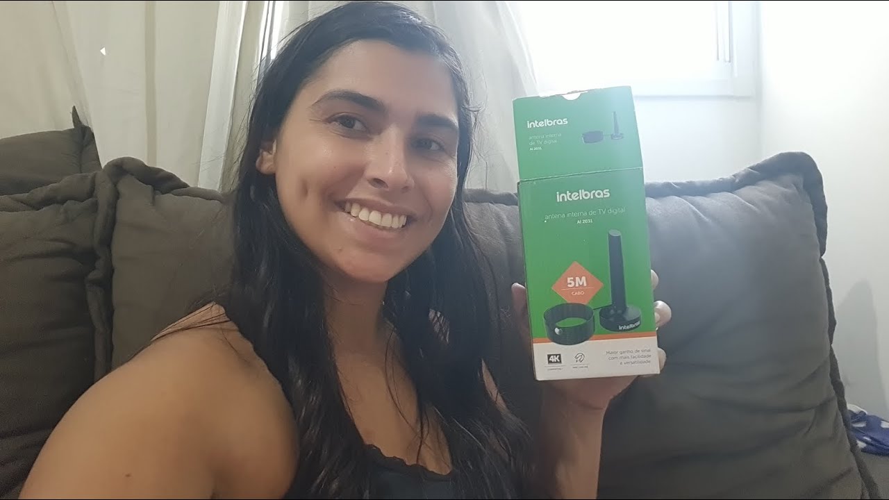 Testando antena interna intelbras AI 2031