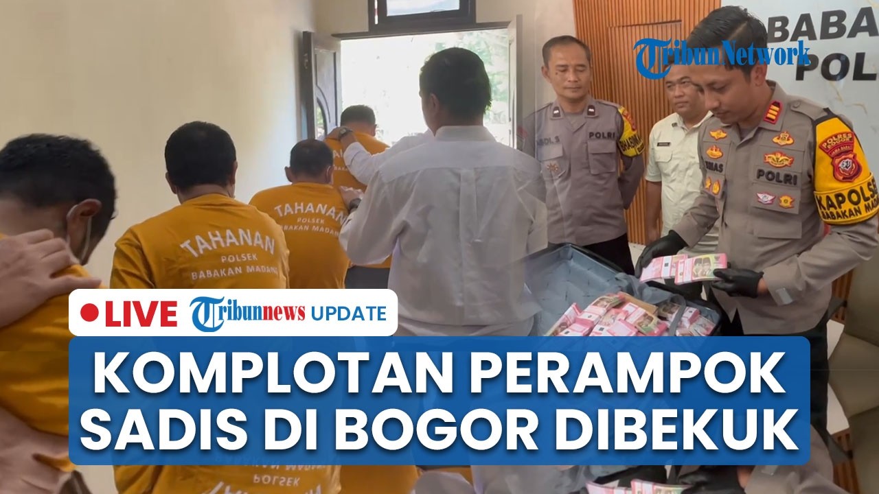 LIVE: Komplotan Perampok Modus Investasi Bodong di Bogor Diringkus Polisi, Korban Turut Dianiaya