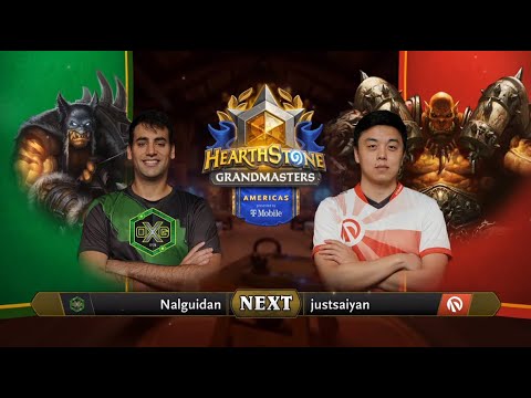 Nalguidan vs justsaiyan - Division A - Hearthstone Grandmasters Americas 2020 Season 1 - Week 7