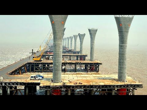 Как китайцы строят самые длинные морские мосты