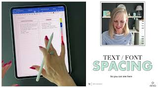 How to get perfect line spacing when typing your digital notes in Goodnotes or other apps.