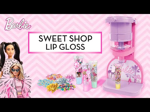 How to create  Lip Gloss with the Barbie Sweet Shop Lip Gloss set
