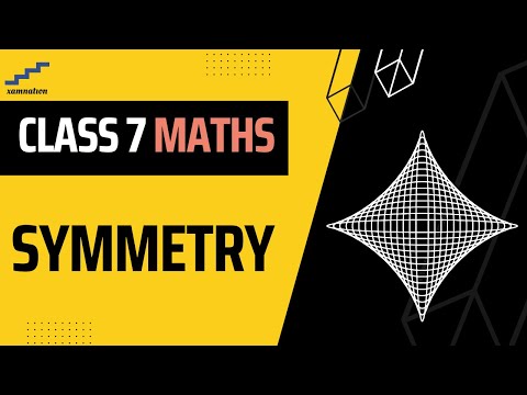 Class 7 Maths - NCERT solutions , Symmetry chapter Exercise 14.3 Q1