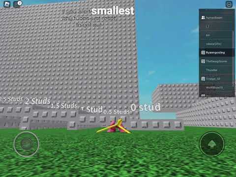 smallest roblox avatar (under 1 stud)