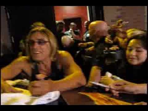 Iggy Pop and Stooges' exit after Massey Hall, Toronto show