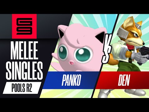 Panko (Jigglypuff) vs Den (Fox) - Melee Singles Pools Losers Round 3  - Genesis 9