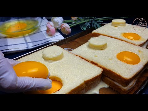 EGG YOLK TOAST RECIPE | KOREAN STREET FOOD 🇵🇭