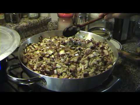 Lasagne con radicchio e salsiccia (video ricetta n° 023)