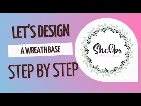 How to create a mesh wreath base