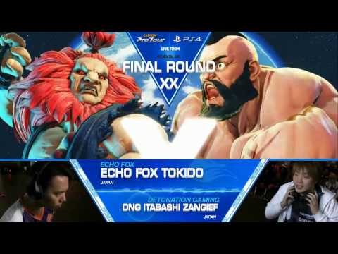 SFV: EF|Tokido vs DNG|Itabashi Zangief - Final Round XX Top 8 - CPT2017