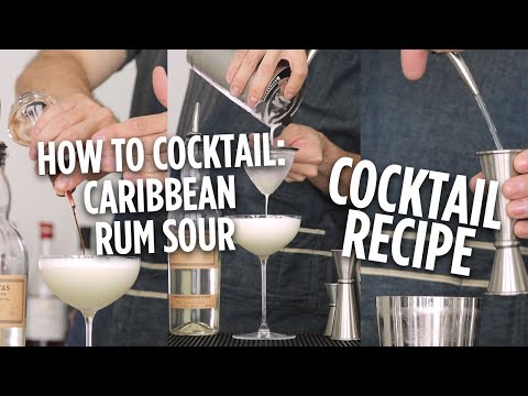 How to cocktail - Making a Caribbean Rum Sour - Probitas Cocktails