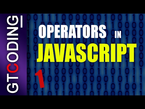 Operators In Javascript Part 1 Web Development Tutorial