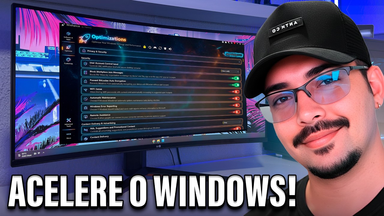Você Instala, o PC Voa! 🚀O Novo Winhance PT-BR  que Salva Qualquer Windows