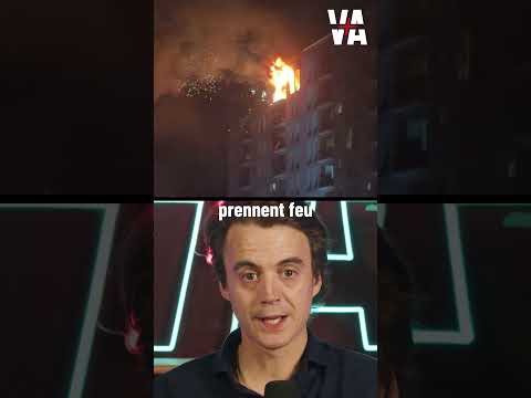 🔴 Incendie et mortiers d’artifice en plein Paris.