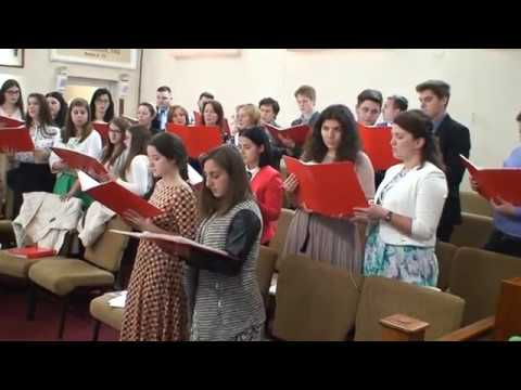 Sus pe Calvar.   cor tineri.