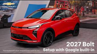 Chevrolet — How to Get Started with Google Built-in Compatibility in 2027 Chevy Bolt | Chevrolet