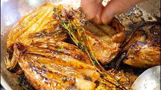 【玉ねぎの美味しさを最大限に引き出す🧅】誰にでも出来て超簡単な作り方！Oignons rôtis パリ５区レストランnarro