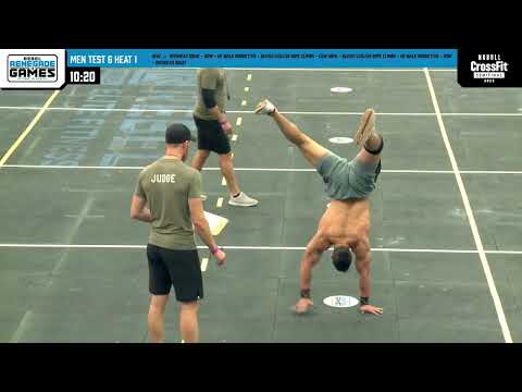 Individual Men's Test 6 HEAT 1 & 2 - REBEL Renegade Games 2023 African CrossFit Semifinal.