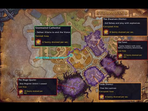 Horrific Vision Stormwind 5 Mask solo full Clear Run (Balance Druid PoV)