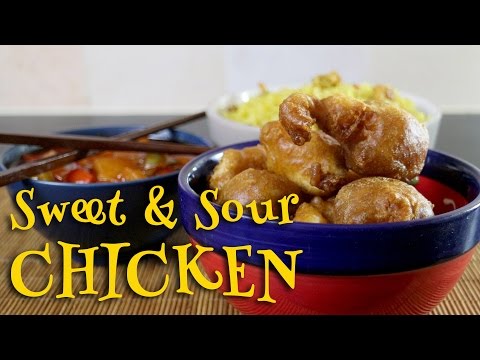 Sweet and Sour Chicken - Chinese takeaway-style @Chicken Recipes Video