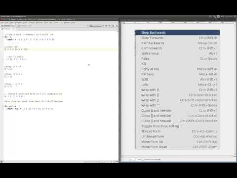 Structural Editing in the Cursive Plugin for IntelliJ IDEA