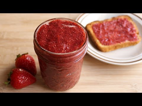Easy & Simple Strawberry Chia Seed Jam Recipe (No Sugar, Naturally Sweetened) | The Sweetest Journey