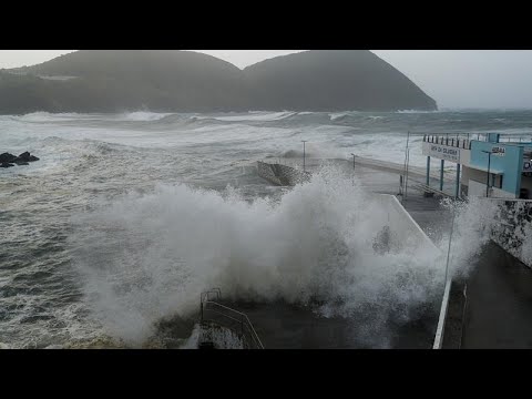 Video Thumbnail: Azores residents face Hurricane Lorenzo damage