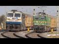 16 In 1 Fast DIESEL And ELECTRIC Curving Trains WDP4D AB WAP5 WAP7 WAG9 Etc IndianRailways