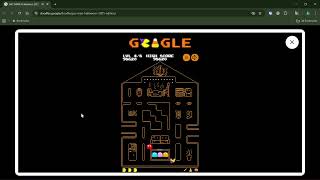 Google Pac-Man: Halloween 2025 Edition (178470 High Score)